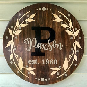 Monogram Stencil, Custom Family Name Stencil, Last Name Stencil, Monogram, Paint  Monogram Signs, Wedding Sign - Reusable 6 sizes