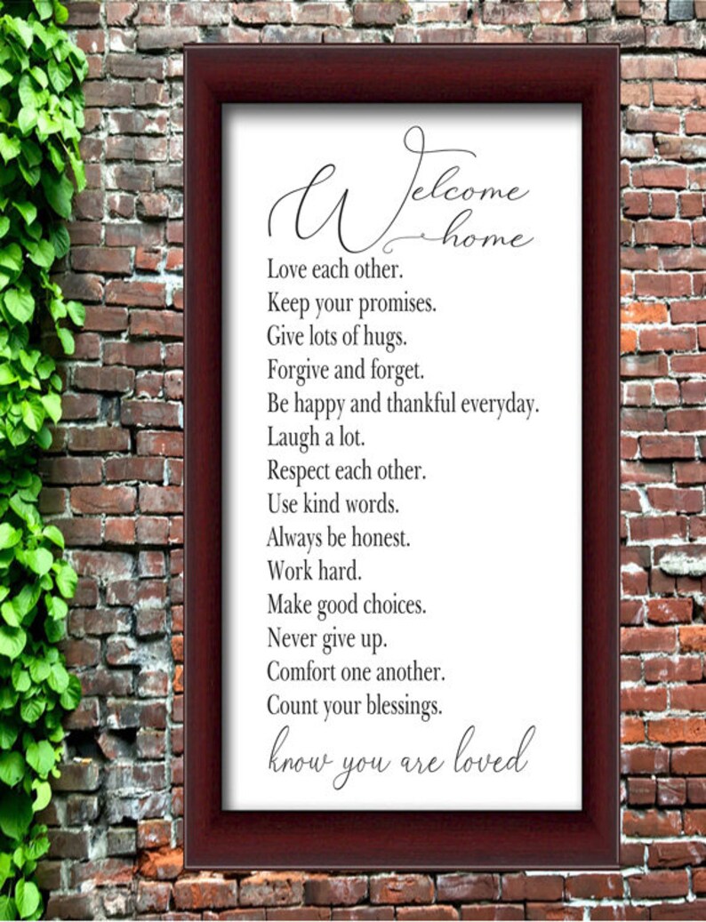 Welcome Home Sign Stencil , Wall Decor, Welcome Sign Stencils, Paint ...