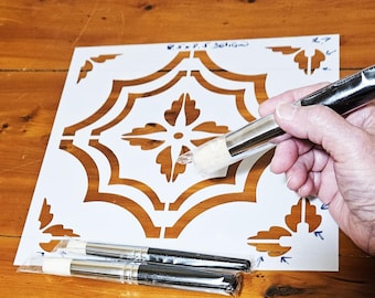 Professional Stencil Brush - Our Favorite Stenciling Brush - Craft Paint Brush - Pros Choice Stencil Brush - Crafting Tool