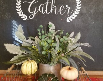 Gather Stencil, Kitchen Stencil, Gather, Farmhouse Sign Stencil, Paint Gather Signs, Kitchen Signs, Farmhouse Kitchen Decor - REUSABLE 8 siz