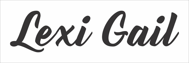 Custom Stencil, Custom Name, Paint Name Signs, Wall Decor, Custom Name ...