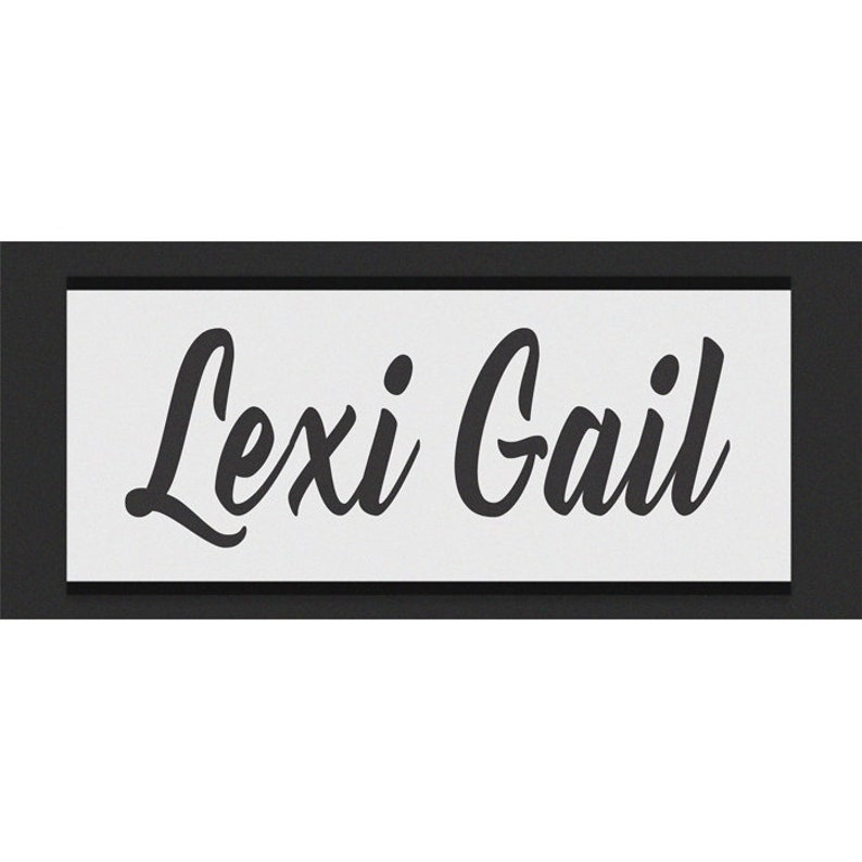 Custom Stencil, Custom Name, Paint Name Signs, Wall Decor, Custom Name ...