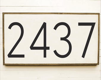 Custom Number Stencil | Personalized House Number & PO BOX Stencil | Reusable DIY Sign Stencil | 7 Sizes