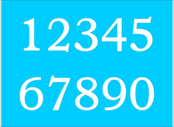 Custom ADDRESS Stencil - Custom Stencil- Create Address Signs - House  Numbers - Mailbox Stencil - Reusable Stencil - 7 Sizes