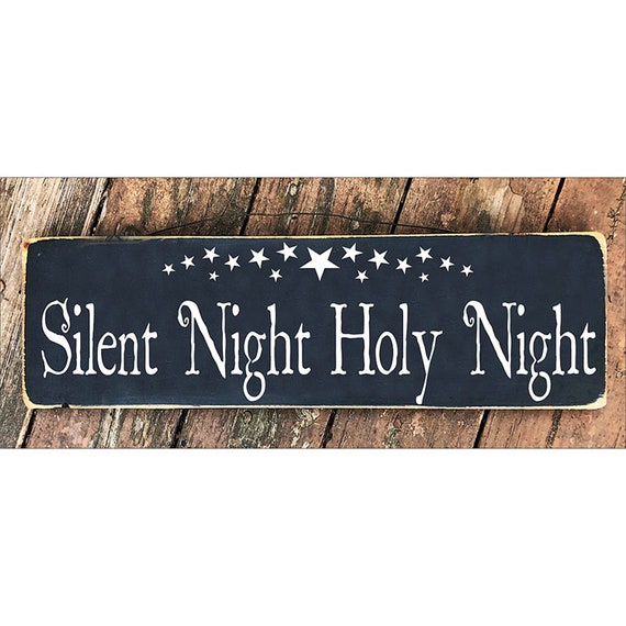 O Holy Night Stencil - Reusable Stencil for Holiday Crafting