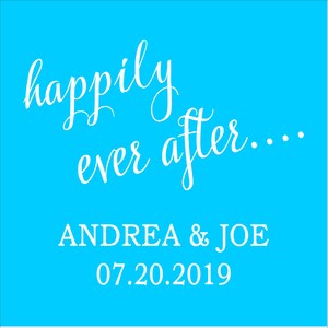 Happily Ever After Custom Stencil custom Reusable - Etsy