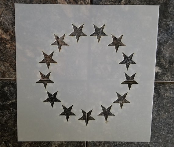 Betsy Ross Star Stencil US Flag Stars 1776 Star Stencil | Etsy