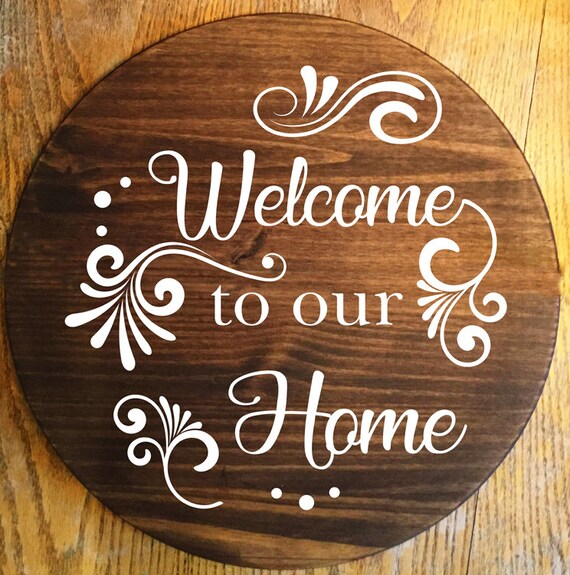 Welcome To Home Stencil - Welcome Stencil - Stove Cover Stencil - Farmhouse  Stencil - Create Welcome Sign, Stove Cover - Reusable 14 Sizes