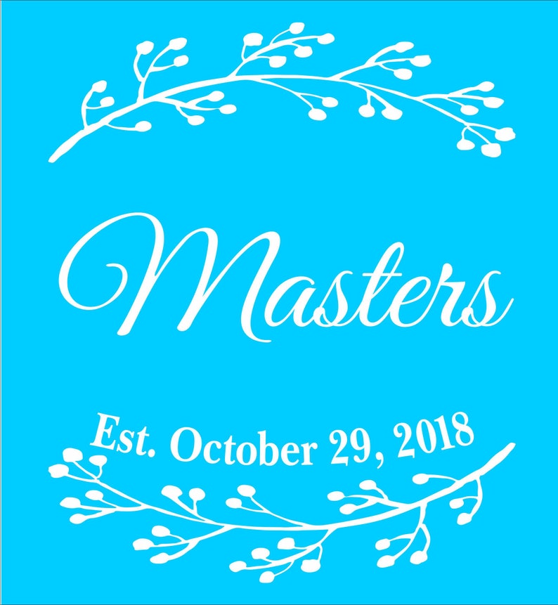 Names Custom Stencil reusable STENCIL With Initial Last Etsy