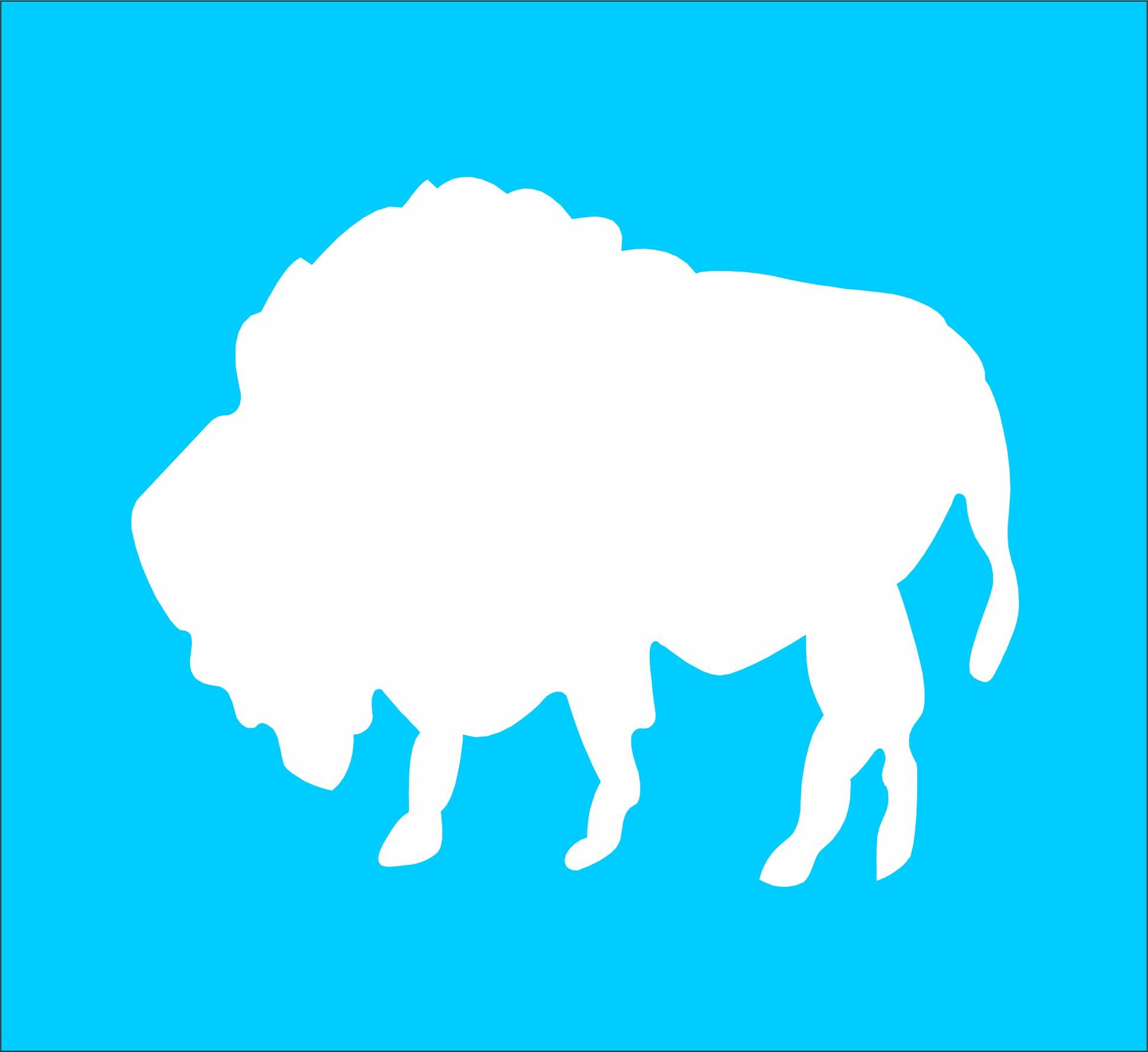 Buffalo stencil Reusable STENCIL 11 Sizes Available Etsy