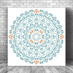 Pochoir mandala bohème | Art mural et pochoir pour meubles | Décoration d'intérieur bohème | Conception de mandala de l'Épiphanie | Réutilisable 6 tailles