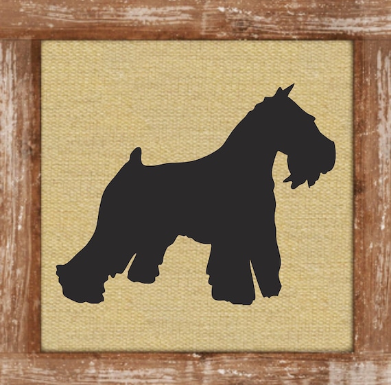 Schnauzer Stencil Schnauzer Dog Reusable Stencils 6 Sizes Etsy