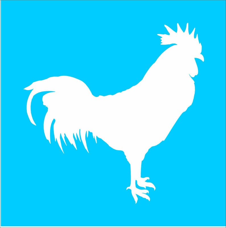 ROOSTER Stencil Create Farmhouse Signs 5 sizes available Create Barn Signs image 2