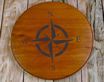 Compass Rose Stencil - Compass Stencil - Beach Stencil - Lake Decor - Floor Stencil - Wall Stencil - Create Beach Signs - Reusable 5 sizes