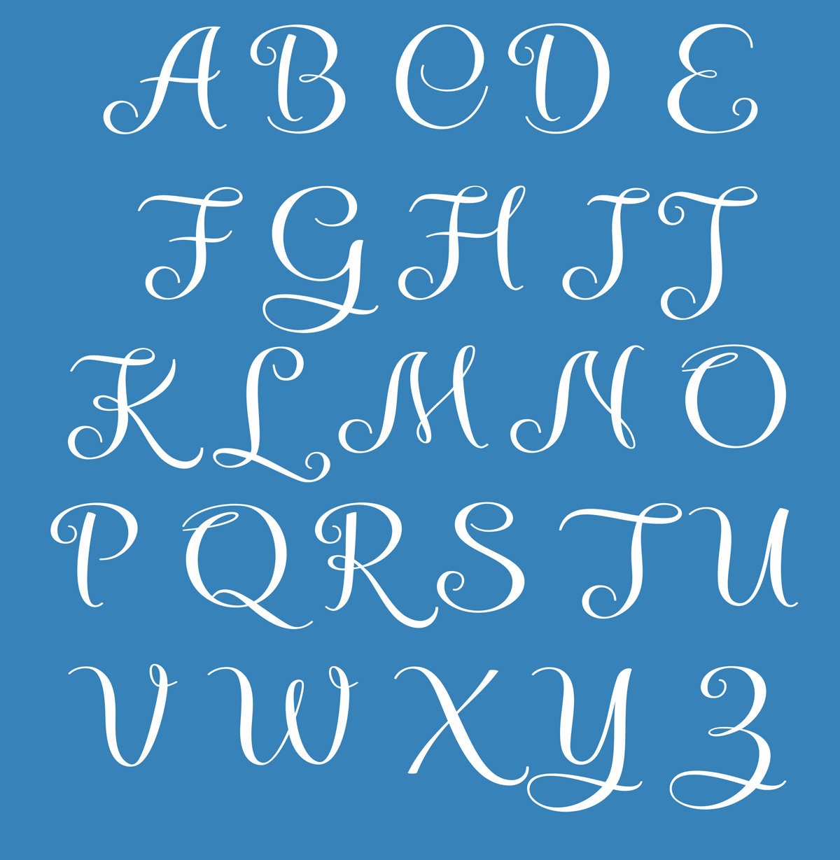 Custom Monogram Stencil, Monogram Stencils, Custom Stencil, Paint ...