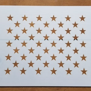 50 Star Stencil (2PK) Ideal for creating American Wood Flags