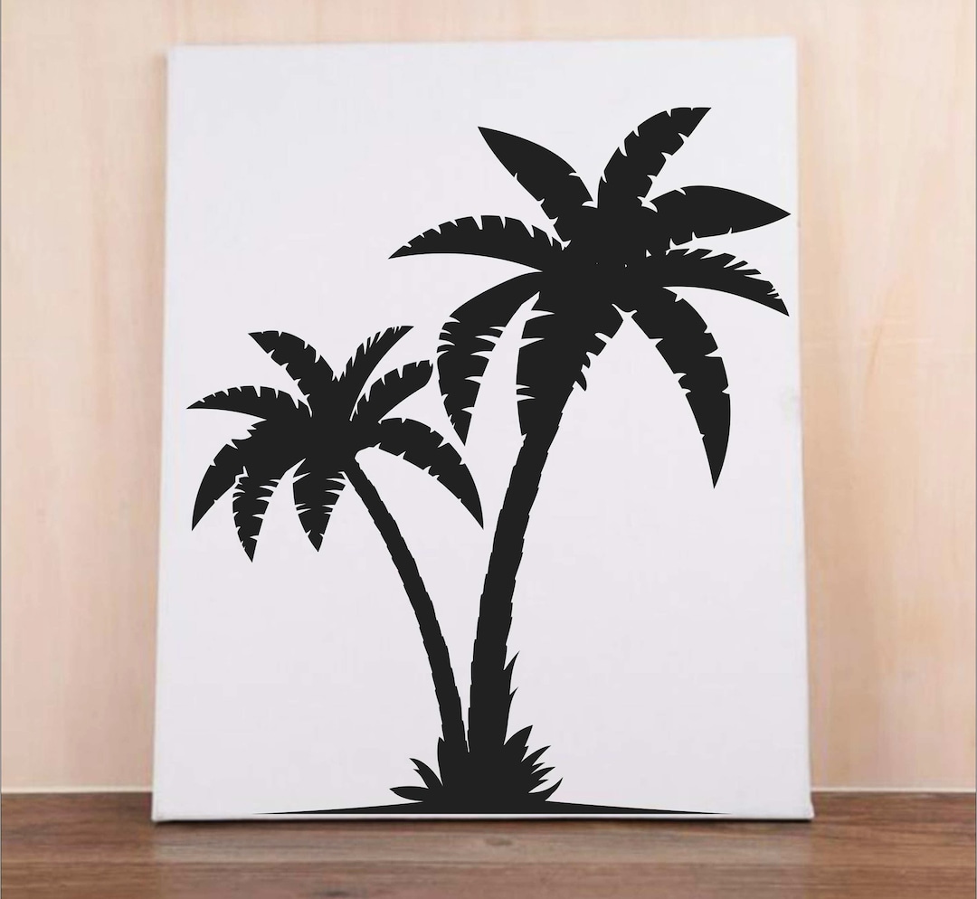 Palm Trees Stencil - Florida Sign Stencil - Hawaii Stencils - Maui ...