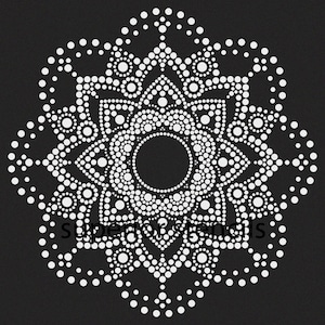 Mandala Stencil - Boho Mandala Stencil - Wall Stencils - Mandala Floor Painting - Paint Mandala Wall - Spiritual Journey -Reusable 5 sizes