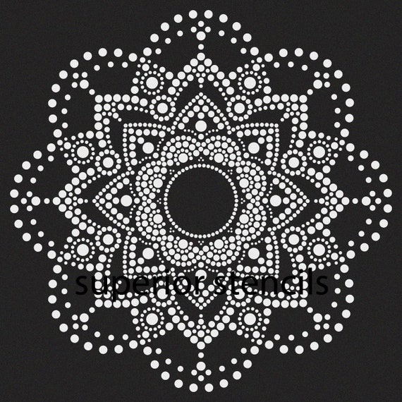 Mandala stencils - Reusable Mandala Stencil Designs, Mandala Stencil  Patterns