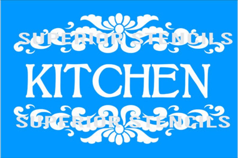 Custom Stencil KITCHEN Stencil Laundry Stencil Pantry Etsy