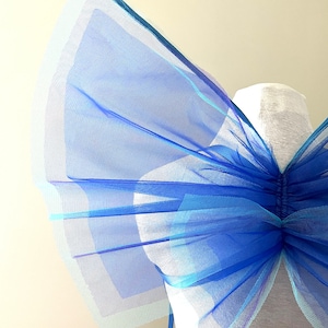 Fairy Wings in Blue, Purple and Turquoise color, adult size costume pretty realistic shine, butterfly princess angel Halloween fun costume