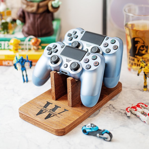 Valentines day gift for boyfriend, Personalized controller stand, Gamer gift, DJ gift, Game gift, Gamer Boyfriend Gift, Teen Gift