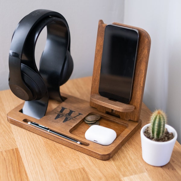 Soporte para auriculares, Soporte para auriculares personalizado, Regalo para jugadores, Regalo para DJ, Regalo para juegos, Colgador para auriculares, Auriculares personalizados, Regalo de Navidad