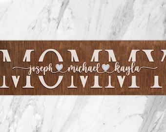 Mommy Mothers Day Gift, Mommy Sign, Gift for Mommy, Rustic Sign for Mommy Gift Idea, Personalized Mothers Day Gift for Mommy ,Mom Gift