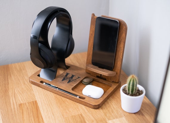 Headphone Stand, Personalized Headphone Holder, Gamer Gift, DJ
