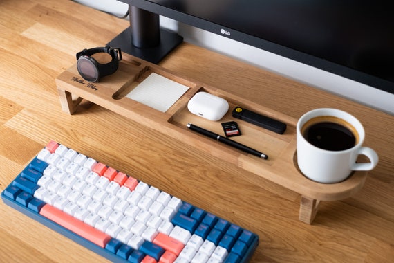 Office Desk Accessories for Men, Personalized Desk Organizer