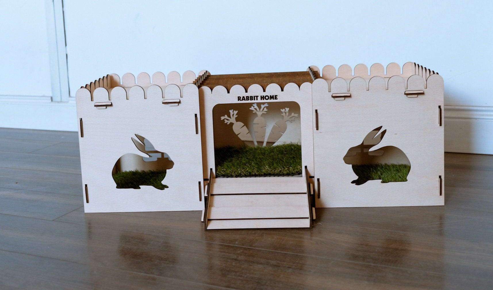 Wooden Rabbit House Rabbit Castle Personalized rabbit house Etsy