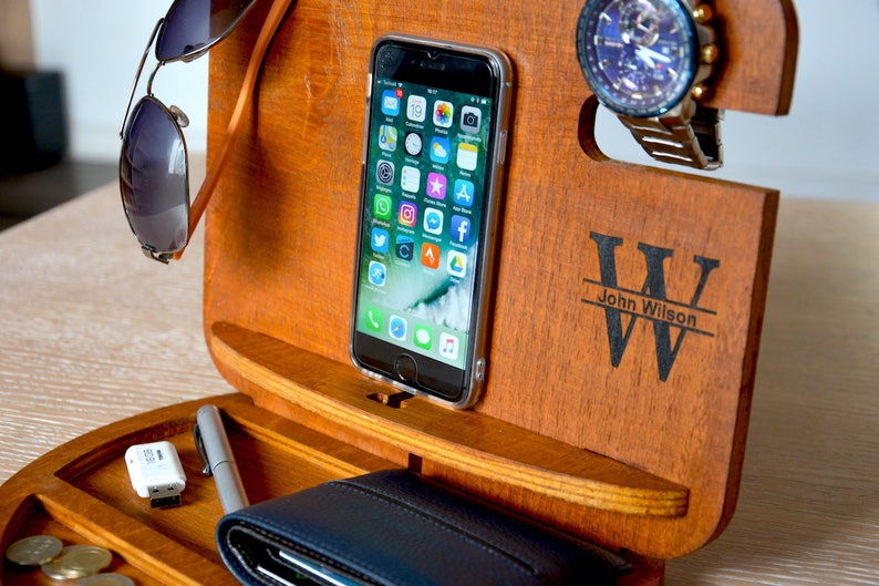 Personalized Gift Gift for Him Gift for Father Wooden Desk Etsy