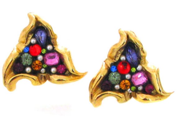 JACKY DE G earrings, colorful, PauletteVintage je… - image 3