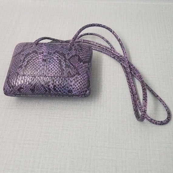 CHARLES JOURDAN evening bag, in python, PauletteV… - image 7