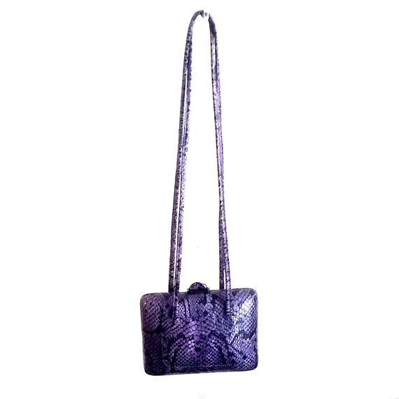 CHARLES JOURDAN evening bag, in python, PauletteV… - image 3