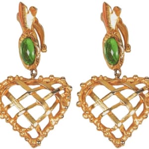 Christian Lacroix Paulette clip-on earringsVintage jewelry