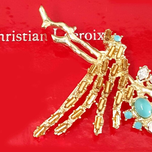 CHRISTIAN LACROIX, original brooch, PauletteVintage jewelry