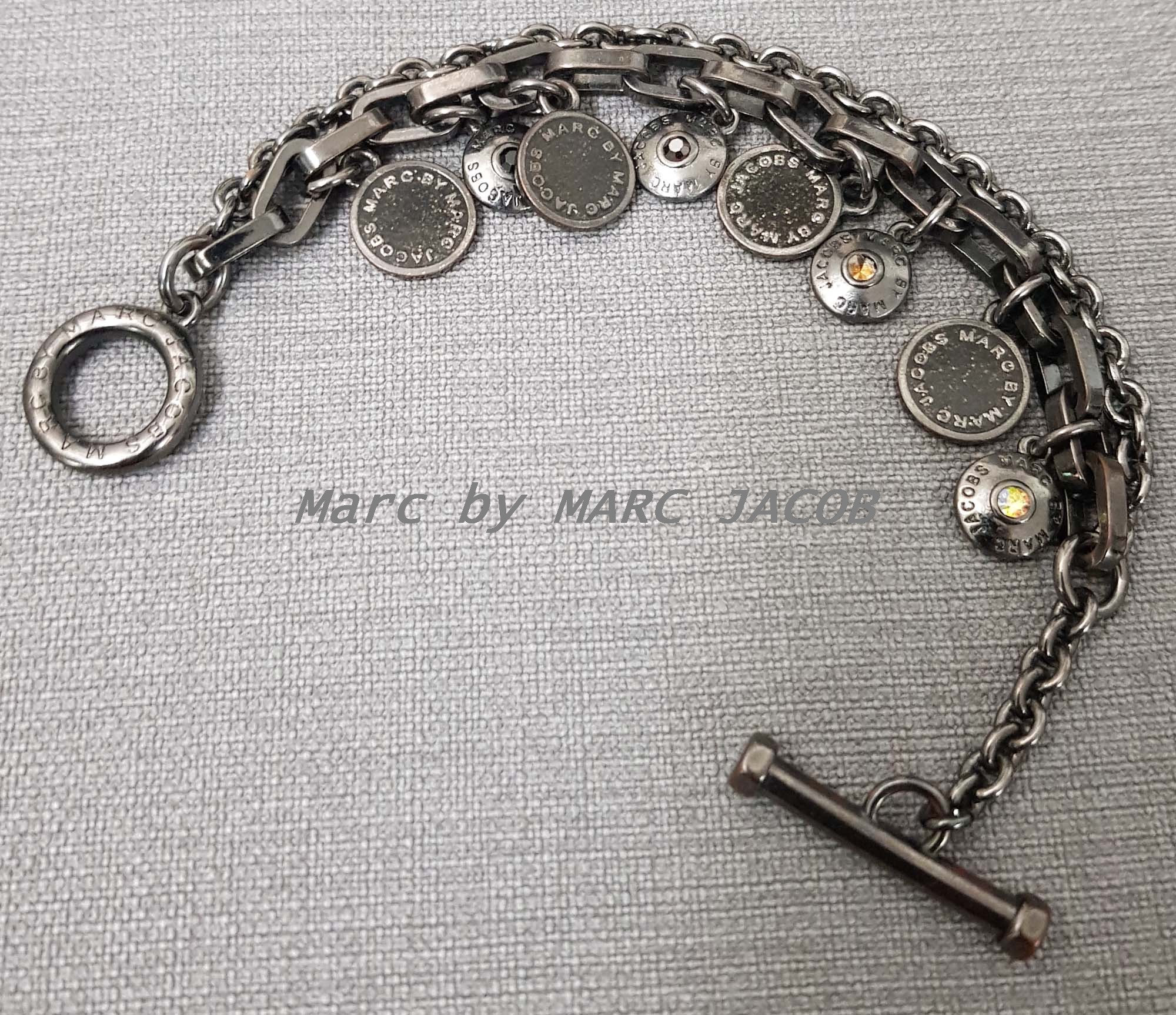 The Monogram Ball Chain Hoop, Marc Jacobs