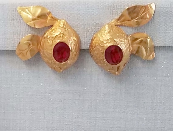 Original CHRISTIAN LACROIX, vintage clip earrings