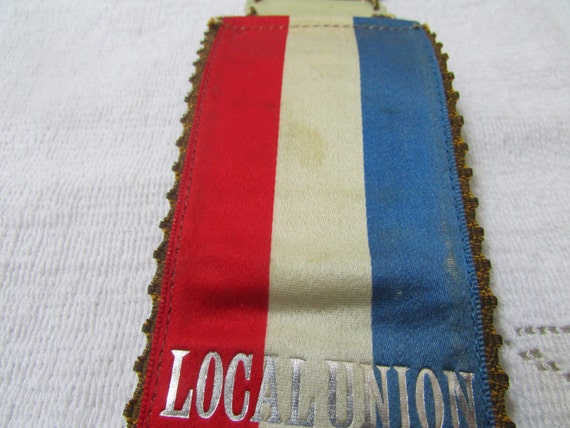 Rare Vintage Trade Union Member badge ribbon Dayton … - Gem