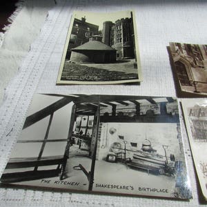 Lotto misto di cartoline panoramiche inglesi della metà del secolo, lotto di 10 pezzi, spedizione gratuita RPPC negli Stati Uniti