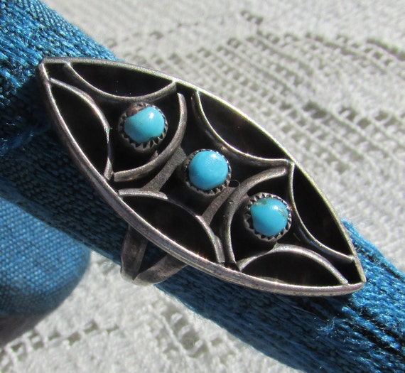 Sensational Vintage Native American Zuni Blue Gem Turquoise Sterling Silver Cross Pendant Sensational Vintage Native American Zuni Blue Gem Turquoise Sterling Silver Cross Pendant