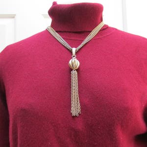 Vintage Shabby Chic Gold Quaste Halskette Ketten Statement Halskette Runway Designer Boho Versandkostenfrei USA