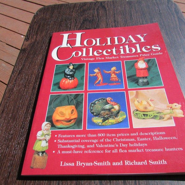 Holiday Collectibles vintage book Flea Market Treasures with prices 1998 Free shipping USA