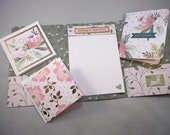 Tri-Fold Pocket Notebook Folder | Card Folder | Shabby Chic Folder | Junk Journals | Happy Mail Il_170x135