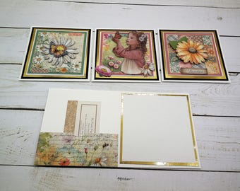 Set of 5 Gift Card Pocket Cards with Envelopes | All Occasion Cards (4.5" x 4.5")