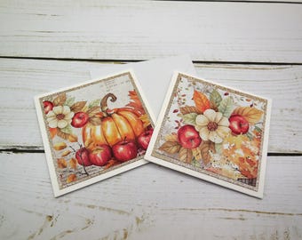 Mini Card Set with Envelopes: 3x3 Greeting Cards - Set of 8