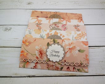 Personalized Envelopes Custom Handmade: Happy Birthday Money & Gift Card Holder - Set of 5