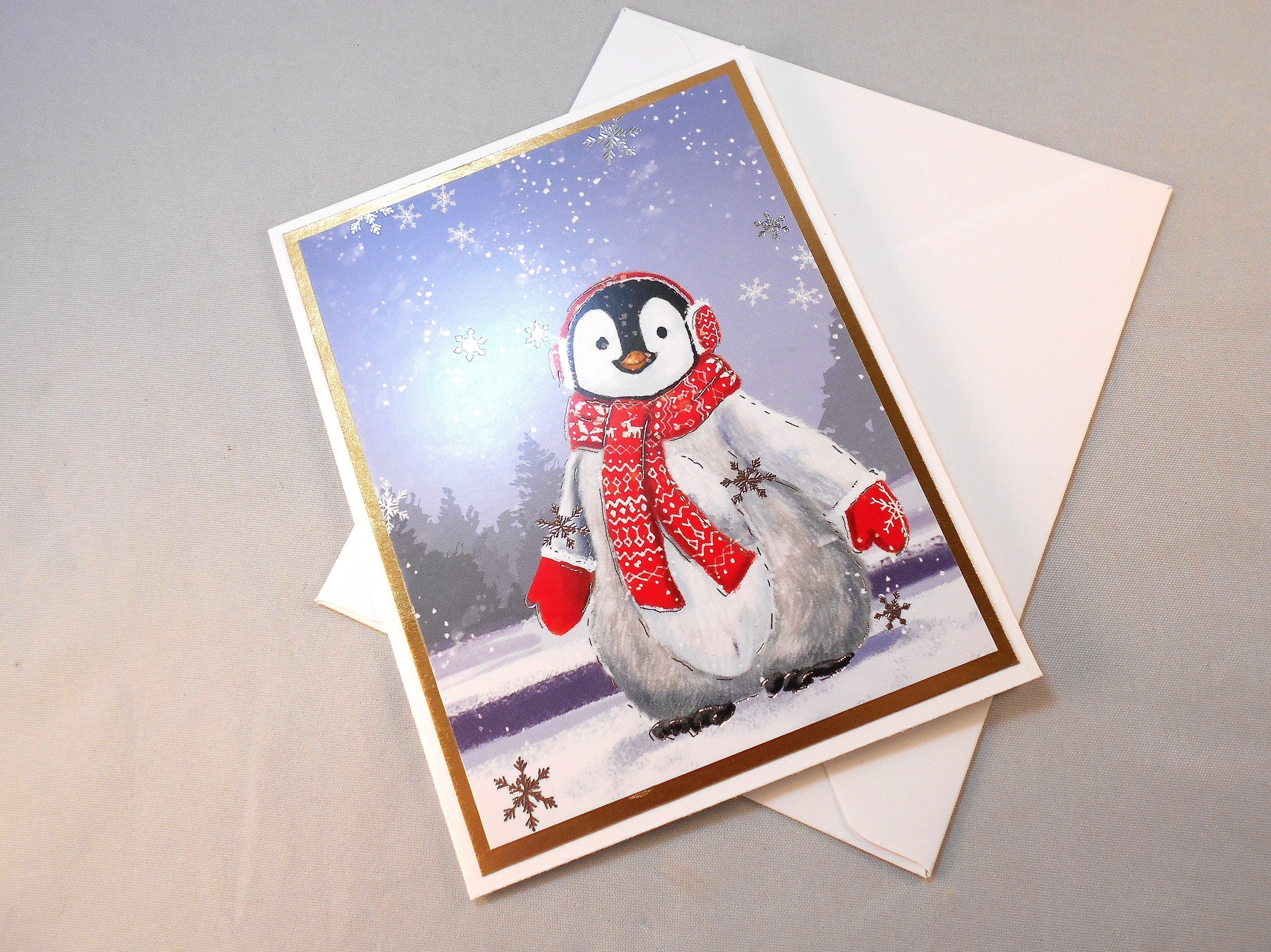 Details about   Snowman  Christmas Card Set  2 Money & 4 Gift Card  With Envelopes  New 