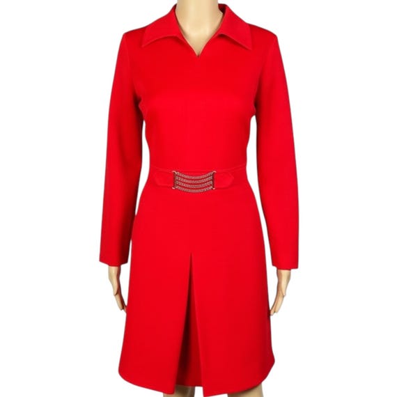 red dress silver belt Women's Red Lady Belt For Dress Skinny Real Leather Silver Buckle 40 / 100 cm